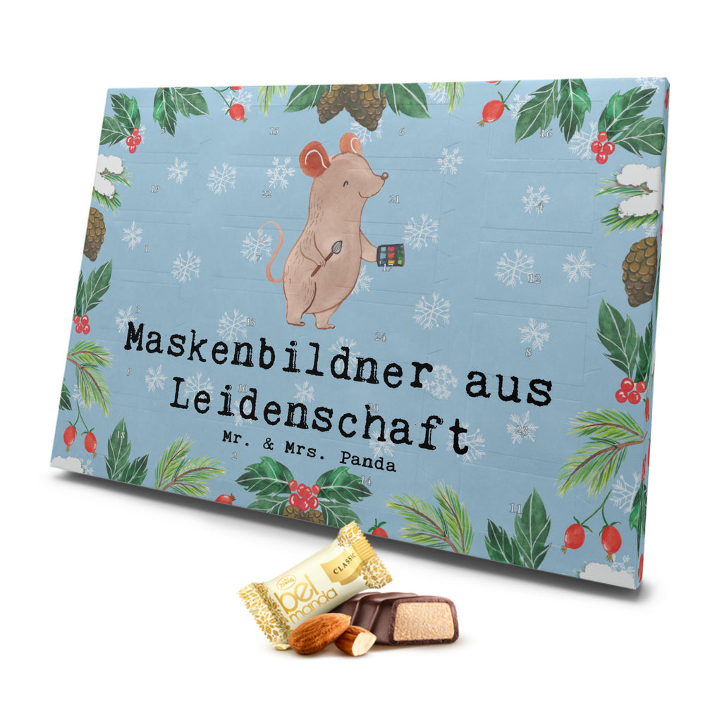 Marzipan Adventskalender Maskenbildner Leidenschaft Marzipan Adventskalender, Beruf, Ausbildung, Jubiläum, Abschied, Rente, Kollege, Kollegin, Geschenk, Schenken, Arbeitskollege, Mitarbeiter, Firma, Danke, Dankeschön, Kosmetiker, Make Up Artist, Maskenbildner, Visagist, Beauty Salon, Kosmetikstudio, Eröffnung