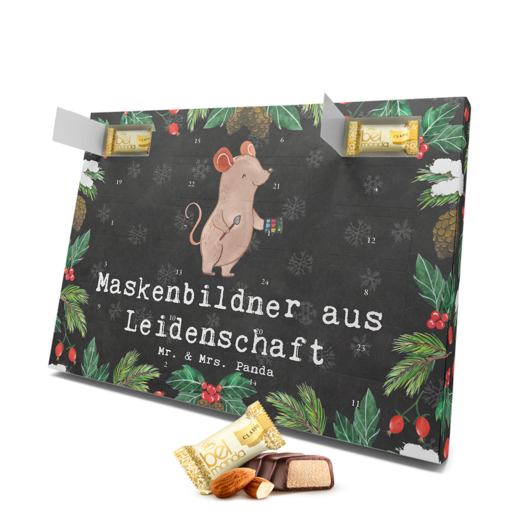 Marzipan Adventskalender Maskenbildner Leidenschaft Marzipan Adventskalender, Beruf, Ausbildung, Jubiläum, Abschied, Rente, Kollege, Kollegin, Geschenk, Schenken, Arbeitskollege, Mitarbeiter, Firma, Danke, Dankeschön, Kosmetiker, Make Up Artist, Maskenbildner, Visagist, Beauty Salon, Kosmetikstudio, Eröffnung