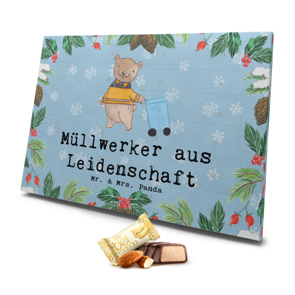 Marzipan Adventskalender Müllwerker Leidenschaft Marzipan Adventskalender, Beruf, Ausbildung, Jubiläum, Abschied, Rente, Kollege, Kollegin, Geschenk, Schenken, Arbeitskollege, Mitarbeiter, Firma, Danke, Dankeschön, Müllwerker, Fachkraft Kreislauf- und Abfallwirtschaft, Müllentsorger, Kehrichtmann, Müllmann, Müllfahrer