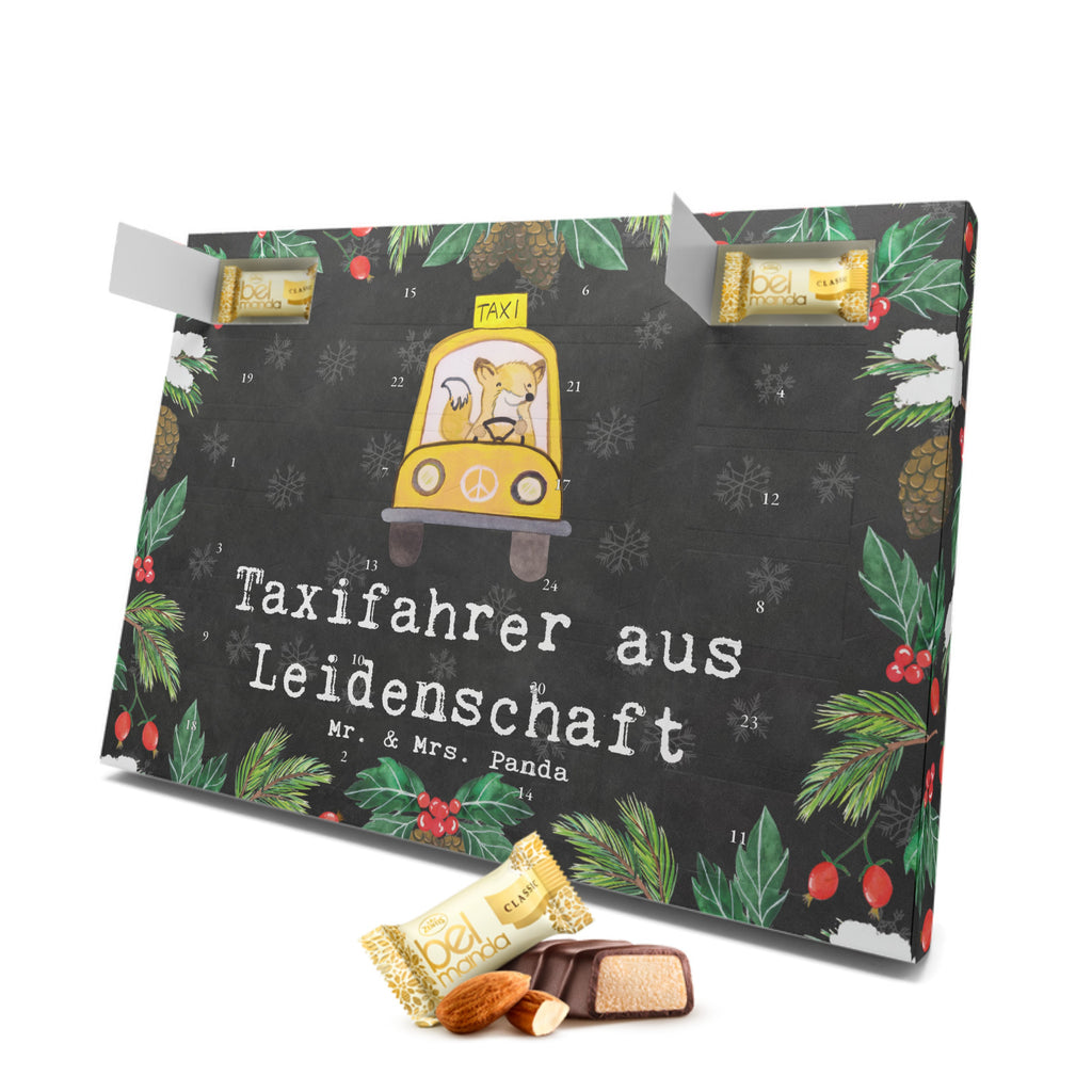 Marzipan Adventskalender Taxifahrer Leidenschaft Marzipan Adventskalender, Beruf, Ausbildung, Jubiläum, Abschied, Rente, Kollege, Kollegin, Geschenk, Schenken, Arbeitskollege, Mitarbeiter, Firma, Danke, Dankeschön