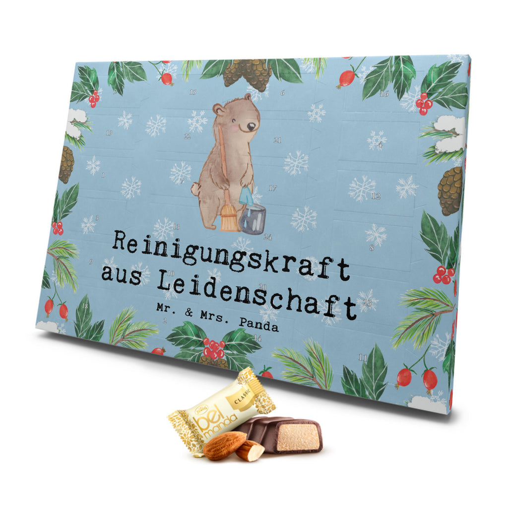 Marzipan Adventskalender Reinigungskraft Leidenschaft Marzipan Adventskalender, Beruf, Ausbildung, Jubiläum, Abschied, Rente, Kollege, Kollegin, Geschenk, Schenken, Arbeitskollege, Mitarbeiter, Firma, Danke, Dankeschön