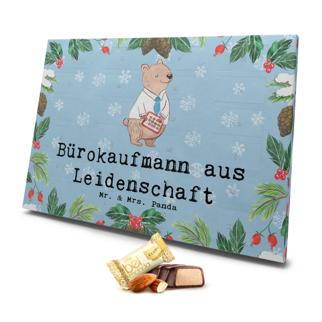 Marzipan Adventskalender Bürokaufmann Leidenschaft Marzipan Adventskalender, Beruf, Ausbildung, Jubiläum, Abschied, Rente, Kollege, Kollegin, Geschenk, Schenken, Arbeitskollege, Mitarbeiter, Firma, Danke, Dankeschön, Bürokaufmann, Kaufmann für Büromanagement