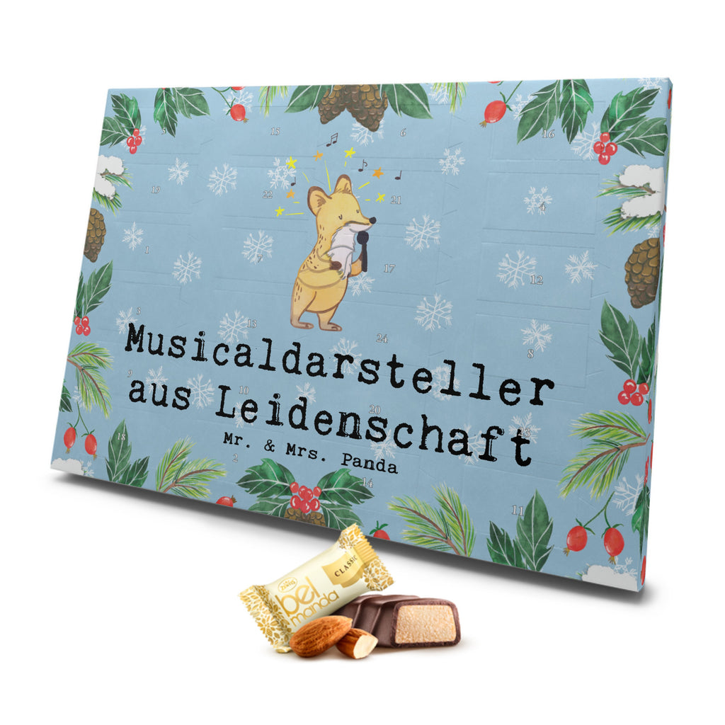 Marzipan Adventskalender Musicaldarsteller Leidenschaft Marzipan Adventskalender, Beruf, Ausbildung, Jubiläum, Abschied, Rente, Kollege, Kollegin, Geschenk, Schenken, Arbeitskollege, Mitarbeiter, Firma, Danke, Dankeschön