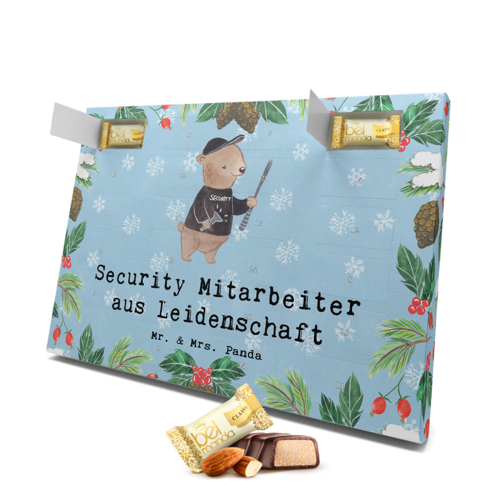 Marzipan Adventskalender Security Mitarbeiter Leidenschaft Marzipan Adventskalender, Beruf, Ausbildung, Jubiläum, Abschied, Rente, Kollege, Kollegin, Geschenk, Schenken, Arbeitskollege, Mitarbeiter, Firma, Danke, Dankeschön