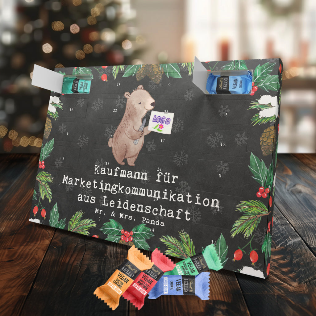 Veganer Adventskalender Kaufmann für Marketingkommunikation Leidenschaft Schokoladen Adventskalender, Beruf, Ausbildung, Jubiläum, Abschied, Rente, Kollege, Kollegin, Geschenk, Schenken, Arbeitskollege, Mitarbeiter, Firma, Danke, Dankeschön