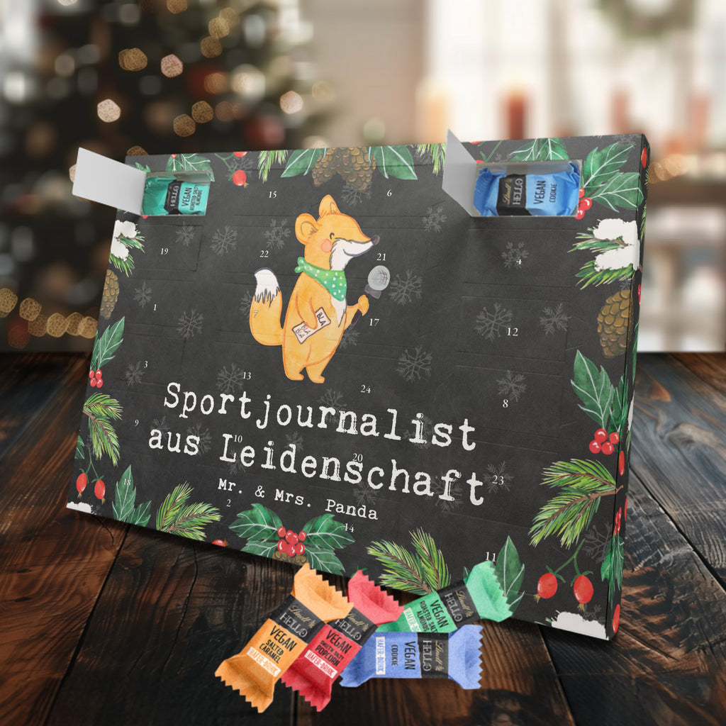 Veganer Adventskalender Sportjournalist Leidenschaft Schokoladen Adventskalender, Beruf, Ausbildung, Jubiläum, Abschied, Rente, Kollege, Kollegin, Geschenk, Schenken, Arbeitskollege, Mitarbeiter, Firma, Danke, Dankeschön, Sportjournalist, Journalist, Reporter, Redakteur, Pressebüro, Studium