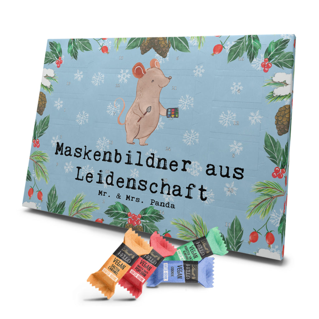 Veganer Adventskalender Maskenbildner Leidenschaft Schokoladen Adventskalender, Beruf, Ausbildung, Jubiläum, Abschied, Rente, Kollege, Kollegin, Geschenk, Schenken, Arbeitskollege, Mitarbeiter, Firma, Danke, Dankeschön, Kosmetiker, Make Up Artist, Maskenbildner, Visagist, Beauty Salon, Kosmetikstudio, Eröffnung