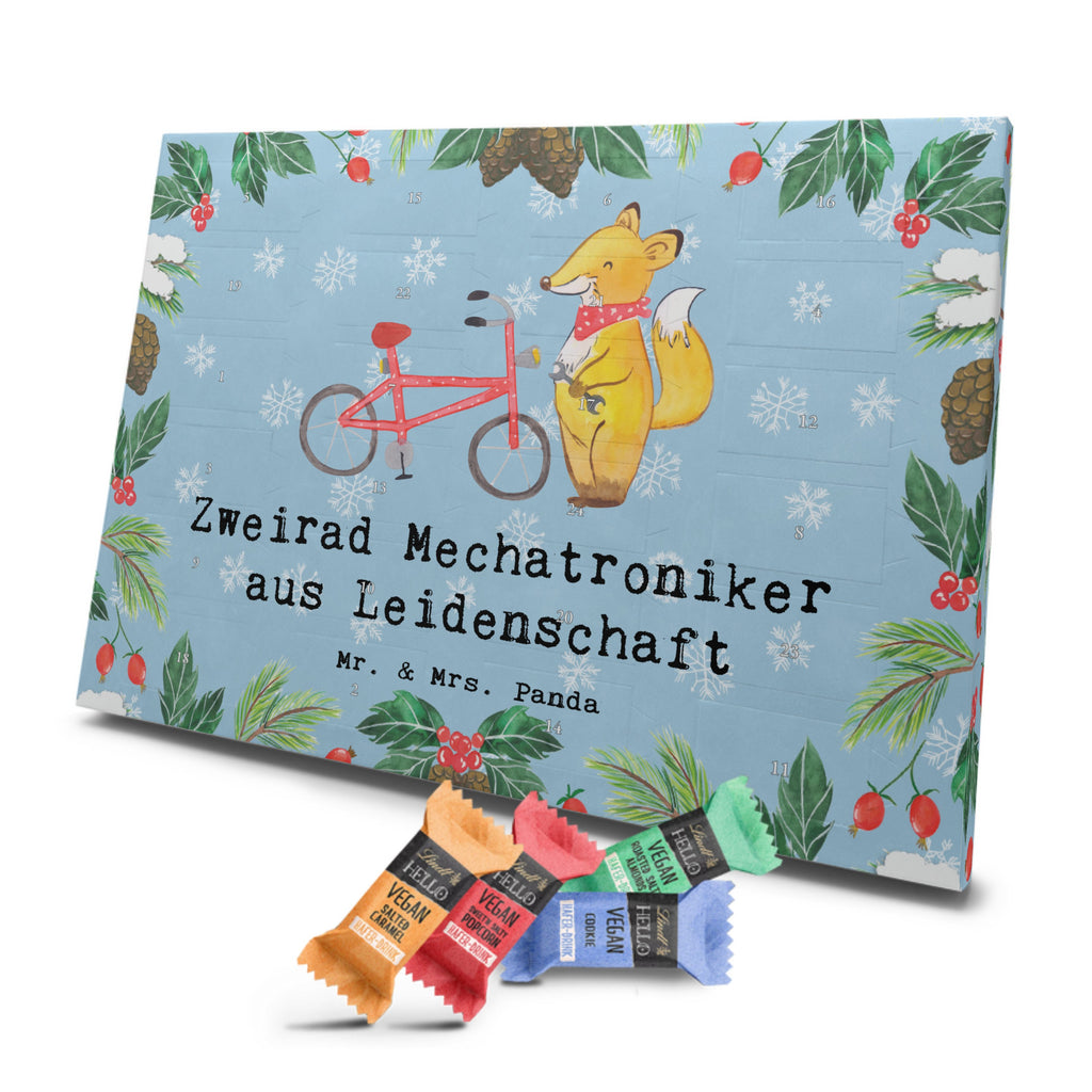 Veganer Adventskalender Zweirad Mechatroniker Leidenschaft Schokoladen Adventskalender, Beruf, Ausbildung, Jubiläum, Abschied, Rente, Kollege, Kollegin, Geschenk, Schenken, Arbeitskollege, Mitarbeiter, Firma, Danke, Dankeschön