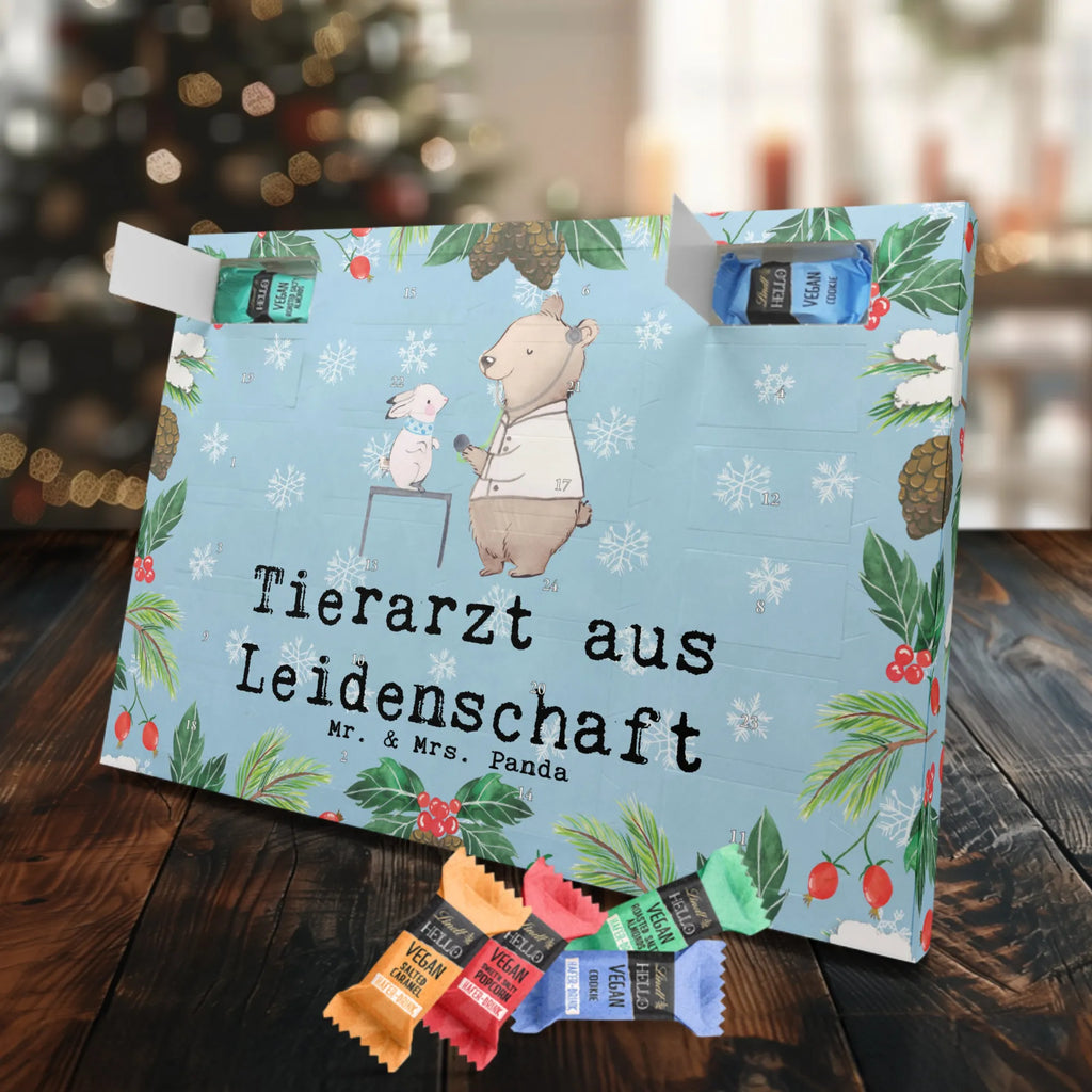 Veganer Adventskalender Tierarzt Leidenschaft Schokoladen Adventskalender, Beruf, Ausbildung, Jubiläum, Abschied, Rente, Kollege, Kollegin, Geschenk, Schenken, Arbeitskollege, Mitarbeiter, Firma, Danke, Dankeschön