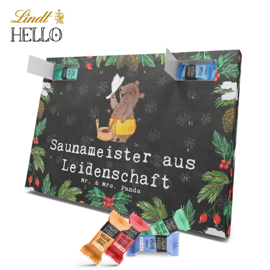 Veganer Adventskalender Saunameister Leidenschaft Schokoladen Adventskalender, Beruf, Ausbildung, Jubiläum, Abschied, Rente, Kollege, Kollegin, Geschenk, Schenken, Arbeitskollege, Mitarbeiter, Firma, Danke, Dankeschön