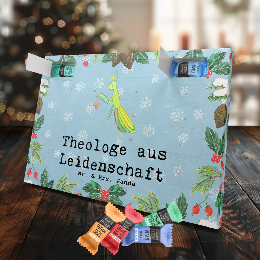 Veganer Adventskalender Theologe Leidenschaft Schokoladen Adventskalender, Beruf, Ausbildung, Jubiläum, Abschied, Rente, Kollege, Kollegin, Geschenk, Schenken, Arbeitskollege, Mitarbeiter, Firma, Danke, Dankeschön