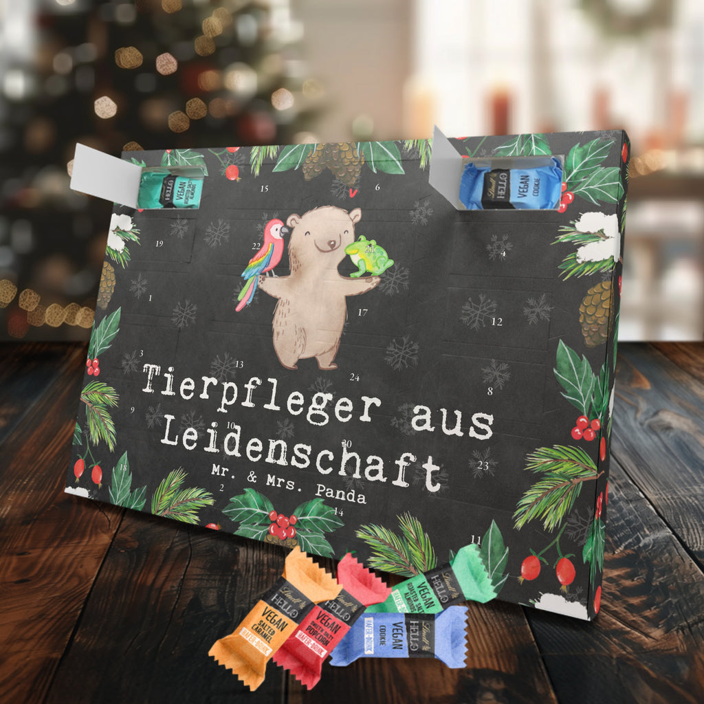 Veganer Adventskalender Tierpfleger Leidenschaft Schokoladen Adventskalender, Beruf, Ausbildung, Jubiläum, Abschied, Rente, Kollege, Kollegin, Geschenk, Schenken, Arbeitskollege, Mitarbeiter, Firma, Danke, Dankeschön