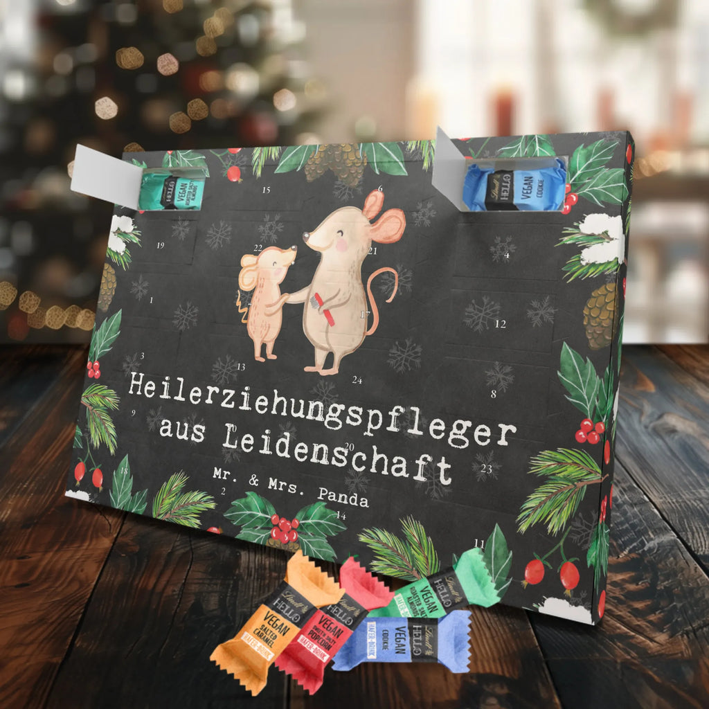 Veganer Adventskalender Heilerziehungspfleger Leidenschaft Schokoladen Adventskalender, Beruf, Ausbildung, Jubiläum, Abschied, Rente, Kollege, Kollegin, Geschenk, Schenken, Arbeitskollege, Mitarbeiter, Firma, Danke, Dankeschön, Heilerziehungspfleger, Heilpädagoge