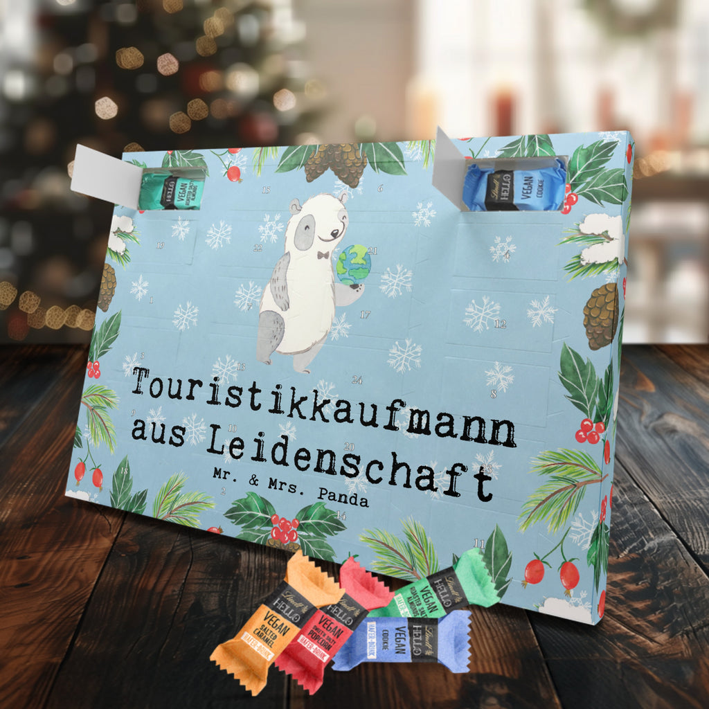 Veganer Adventskalender Touristikkaufmann Leidenschaft Schokoladen Adventskalender, Beruf, Ausbildung, Jubiläum, Abschied, Rente, Kollege, Kollegin, Geschenk, Schenken, Arbeitskollege, Mitarbeiter, Firma, Danke, Dankeschön