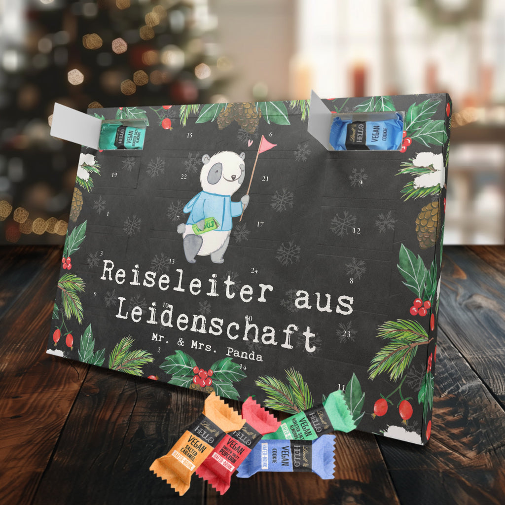 Veganer Adventskalender Reiseleiter Leidenschaft Schokoladen Adventskalender, Beruf, Ausbildung, Jubiläum, Abschied, Rente, Kollege, Kollegin, Geschenk, Schenken, Arbeitskollege, Mitarbeiter, Firma, Danke, Dankeschön