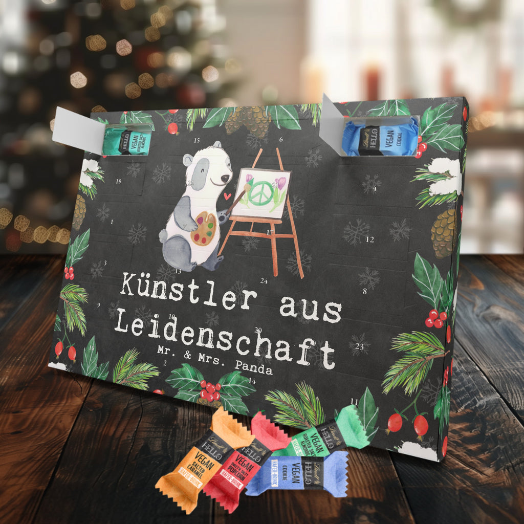 Veganer Adventskalender Künstler Leidenschaft Schokoladen Adventskalender, Beruf, Ausbildung, Jubiläum, Abschied, Rente, Kollege, Kollegin, Geschenk, Schenken, Arbeitskollege, Mitarbeiter, Firma, Danke, Dankeschön, Künstler, Maler, Kunstmaler, Galerie Eröffnung, Kunstschule