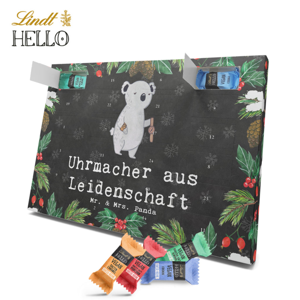 Veganer Adventskalender Uhrmacher Leidenschaft Schokoladen Adventskalender, Beruf, Ausbildung, Jubiläum, Abschied, Rente, Kollege, Kollegin, Geschenk, Schenken, Arbeitskollege, Mitarbeiter, Firma, Danke, Dankeschön