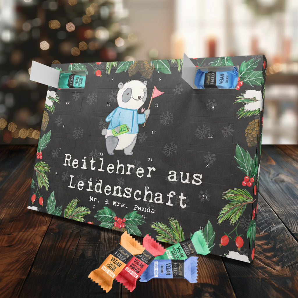 Veganer Adventskalender Reitlehrer Leidenschaft Schokoladen Adventskalender, Beruf, Ausbildung, Jubiläum, Abschied, Rente, Kollege, Kollegin, Geschenk, Schenken, Arbeitskollege, Mitarbeiter, Firma, Danke, Dankeschön