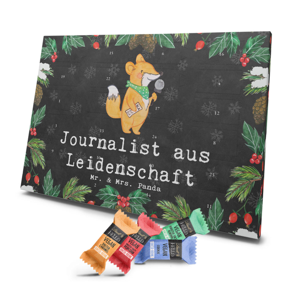 Veganer Adventskalender Journalist Leidenschaft Schokoladen Adventskalender, Beruf, Ausbildung, Jubiläum, Abschied, Rente, Kollege, Kollegin, Geschenk, Schenken, Arbeitskollege, Mitarbeiter, Firma, Danke, Dankeschön, Journalist, Reporter, Redakteur, Pressebüro, Studium