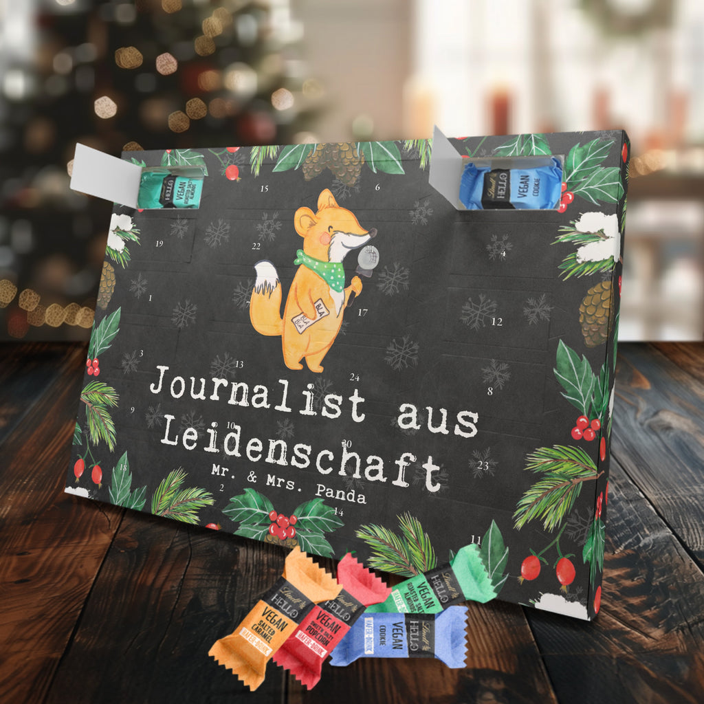 Veganer Adventskalender Journalist Leidenschaft Schokoladen Adventskalender, Beruf, Ausbildung, Jubiläum, Abschied, Rente, Kollege, Kollegin, Geschenk, Schenken, Arbeitskollege, Mitarbeiter, Firma, Danke, Dankeschön, Journalist, Reporter, Redakteur, Pressebüro, Studium