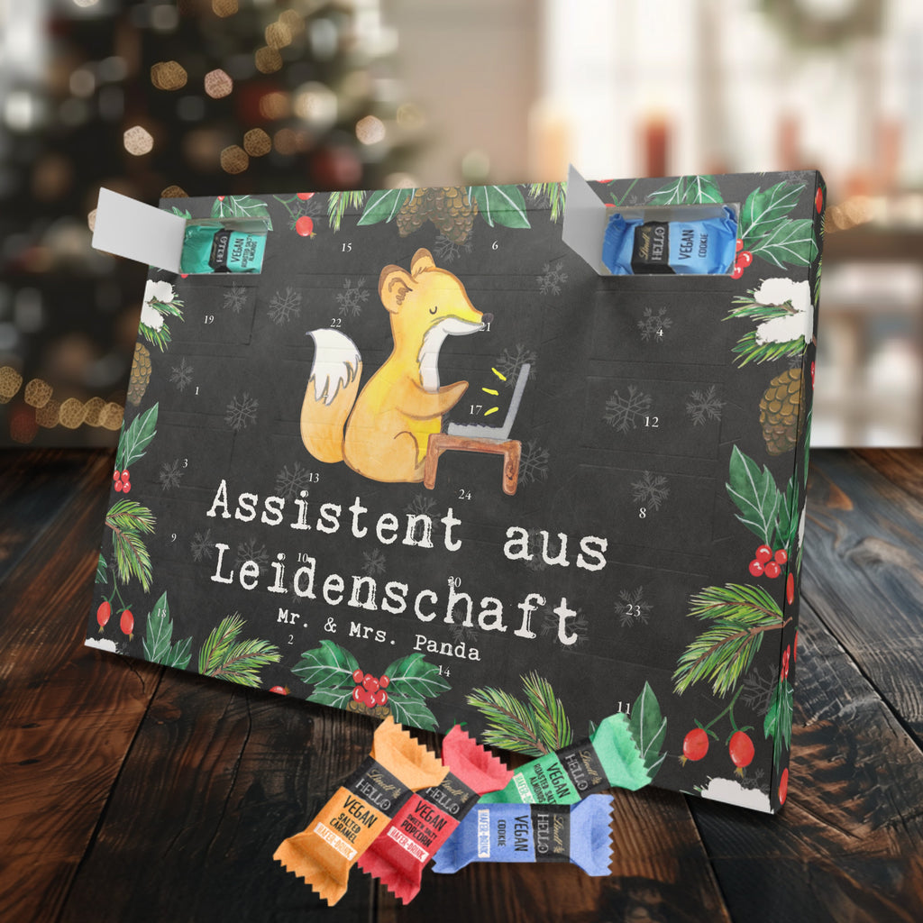 Veganer Adventskalender Assistent Leidenschaft Schokoladen Adventskalender, Beruf, Ausbildung, Jubiläum, Abschied, Rente, Kollege, Kollegin, Geschenk, Schenken, Arbeitskollege, Mitarbeiter, Firma, Danke, Dankeschön