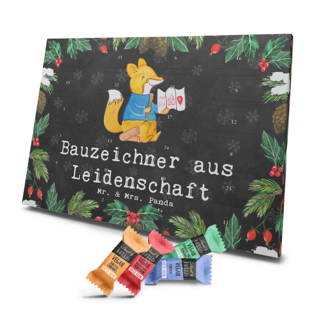 Veganer Adventskalender Bauzeichner Leidenschaft Schokoladen Adventskalender, Beruf, Ausbildung, Jubiläum, Abschied, Rente, Kollege, Kollegin, Geschenk, Schenken, Arbeitskollege, Mitarbeiter, Firma, Danke, Dankeschön