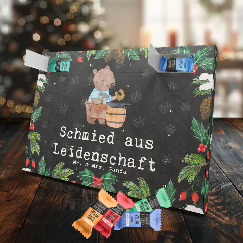 Veganer Adventskalender Schmied Leidenschaft Schokoladen Adventskalender, Beruf, Ausbildung, Jubiläum, Abschied, Rente, Kollege, Kollegin, Geschenk, Schenken, Arbeitskollege, Mitarbeiter, Firma, Danke, Dankeschön