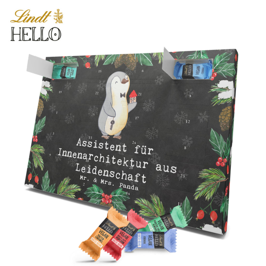 Veganer Adventskalender Assistent für Innenarchitektur Leidenschaft Schokoladen Adventskalender, Beruf, Ausbildung, Jubiläum, Abschied, Rente, Kollege, Kollegin, Geschenk, Schenken, Arbeitskollege, Mitarbeiter, Firma, Danke, Dankeschön