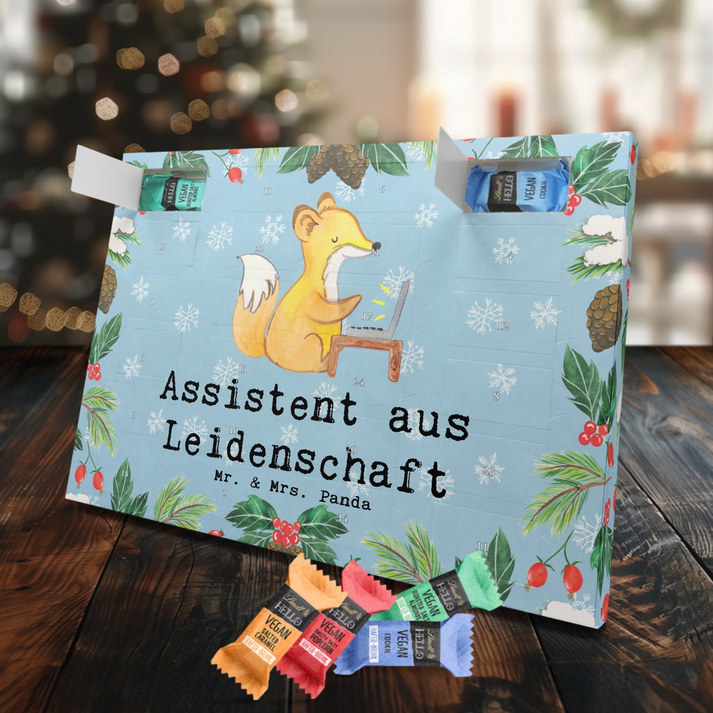 Veganer Adventskalender Assistent Leidenschaft Schokoladen Adventskalender, Beruf, Ausbildung, Jubiläum, Abschied, Rente, Kollege, Kollegin, Geschenk, Schenken, Arbeitskollege, Mitarbeiter, Firma, Danke, Dankeschön