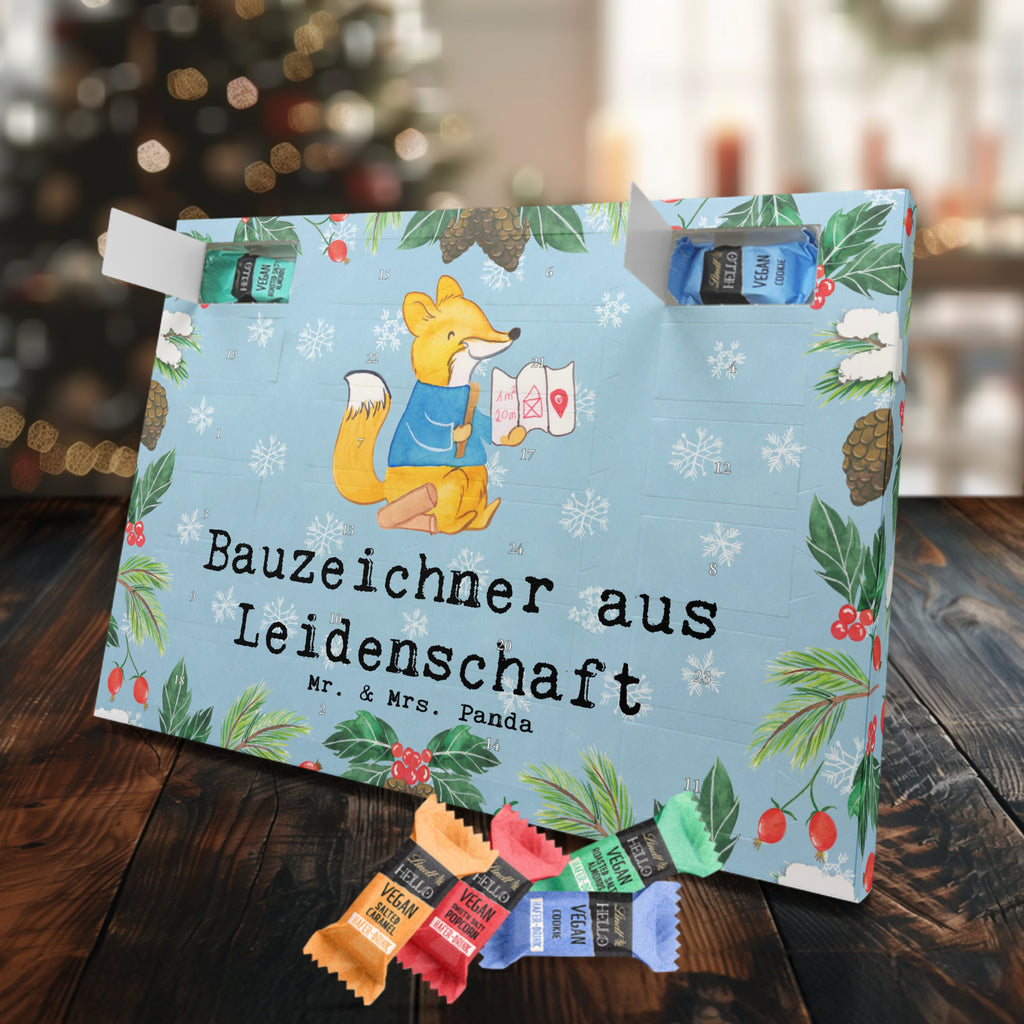 Veganer Adventskalender Bauzeichner Leidenschaft Schokoladen Adventskalender, Beruf, Ausbildung, Jubiläum, Abschied, Rente, Kollege, Kollegin, Geschenk, Schenken, Arbeitskollege, Mitarbeiter, Firma, Danke, Dankeschön