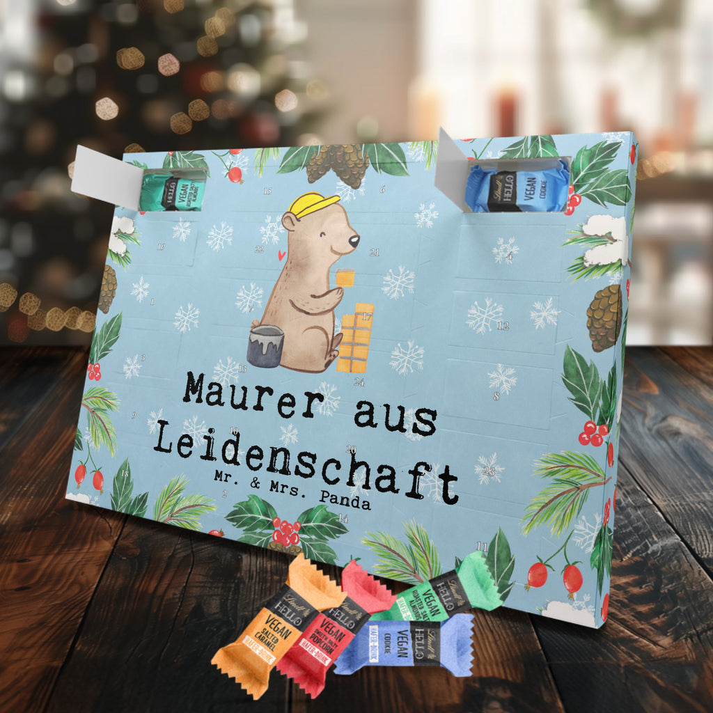 Veganer Adventskalender Maurer Leidenschaft Schokoladen Adventskalender, Beruf, Ausbildung, Jubiläum, Abschied, Rente, Kollege, Kollegin, Geschenk, Schenken, Arbeitskollege, Mitarbeiter, Firma, Danke, Dankeschön, Maurer, Maurermeister, Gesellenprüfung, Handwerker, Maurerbetrieb