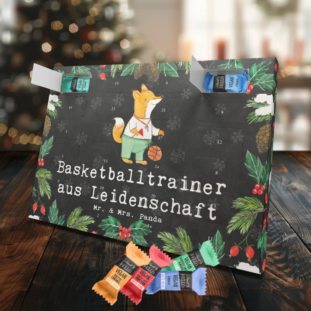 Veganer Adventskalender Basketballtrainer Leidenschaft Schokoladen Adventskalender, Beruf, Ausbildung, Jubiläum, Abschied, Rente, Kollege, Kollegin, Geschenk, Schenken, Arbeitskollege, Mitarbeiter, Firma, Danke, Dankeschön, Basketballtrainer, Basketball, Sport, Ballsport, Basketballcoach, Basketballer, Verein