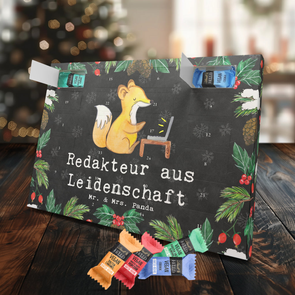 Veganer Adventskalender Redakteur Leidenschaft Schokoladen Adventskalender, Beruf, Ausbildung, Jubiläum, Abschied, Rente, Kollege, Kollegin, Geschenk, Schenken, Arbeitskollege, Mitarbeiter, Firma, Danke, Dankeschön, Online, Redakteur, Referent, Journalist