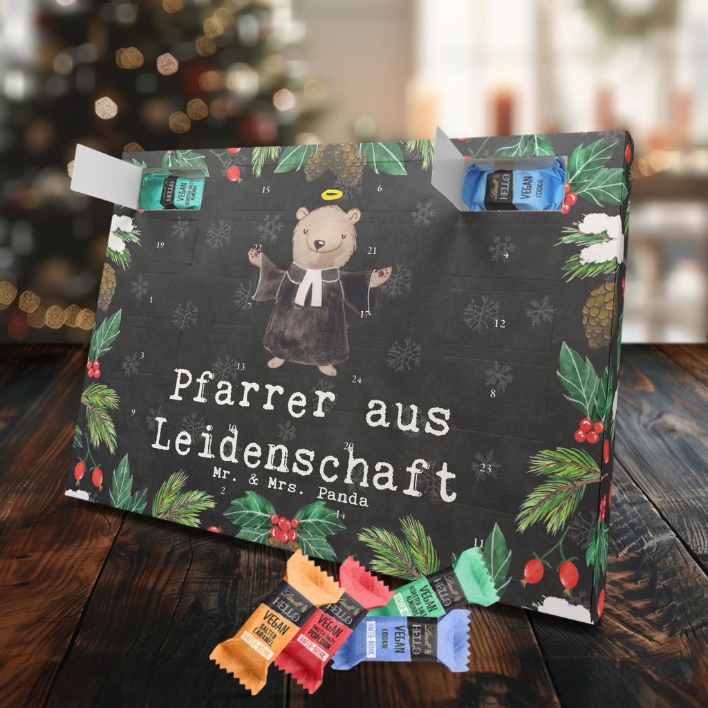 Veganer Adventskalender Pfarrer Leidenschaft Schokoladen Adventskalender, Beruf, Ausbildung, Jubiläum, Abschied, Rente, Kollege, Kollegin, Geschenk, Schenken, Arbeitskollege, Mitarbeiter, Firma, Danke, Dankeschön, Pastor, Diener Gottes<br />Geistlicher, Pfarrer, Prediger<br />Priester, Theologe, Kirche