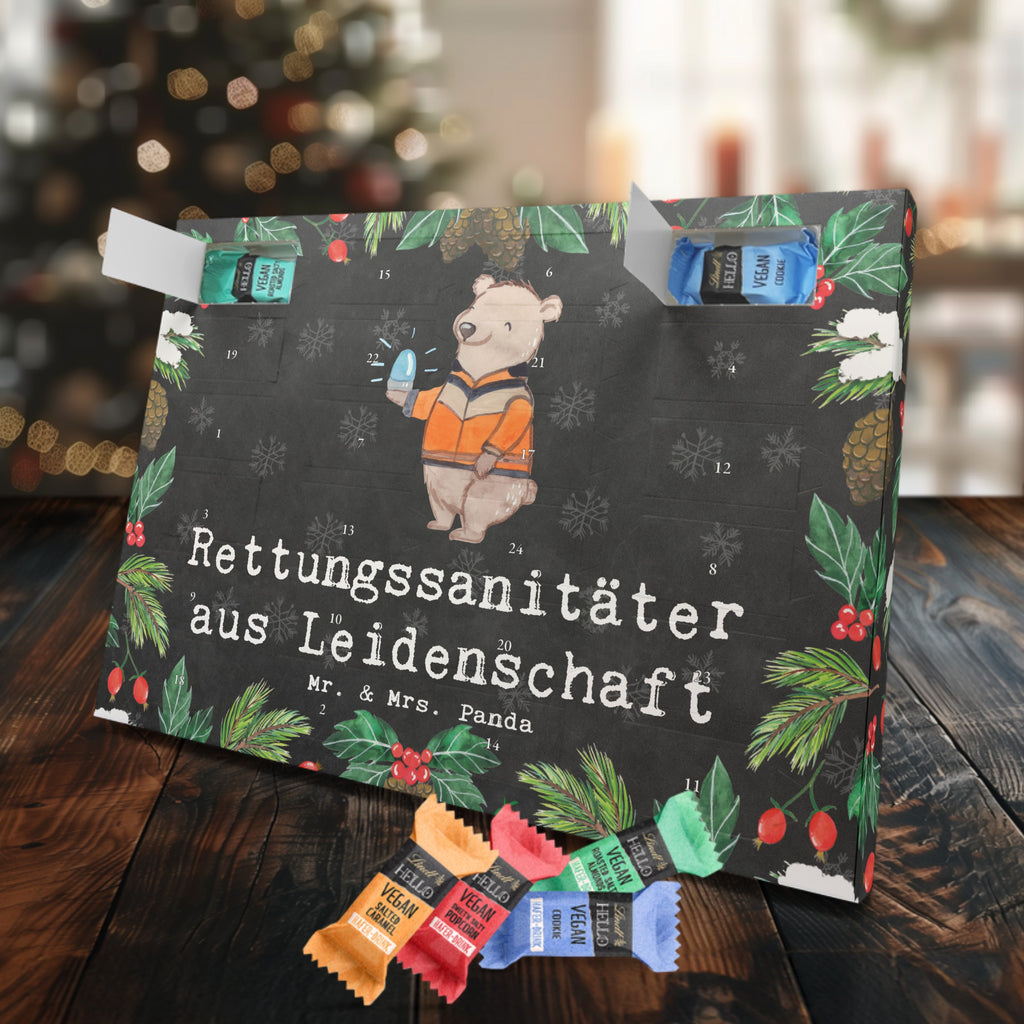 Veganer Adventskalender Rettungssanitäter Leidenschaft Schokoladen Adventskalender, Beruf, Ausbildung, Jubiläum, Abschied, Rente, Kollege, Kollegin, Geschenk, Schenken, Arbeitskollege, Mitarbeiter, Firma, Danke, Dankeschön