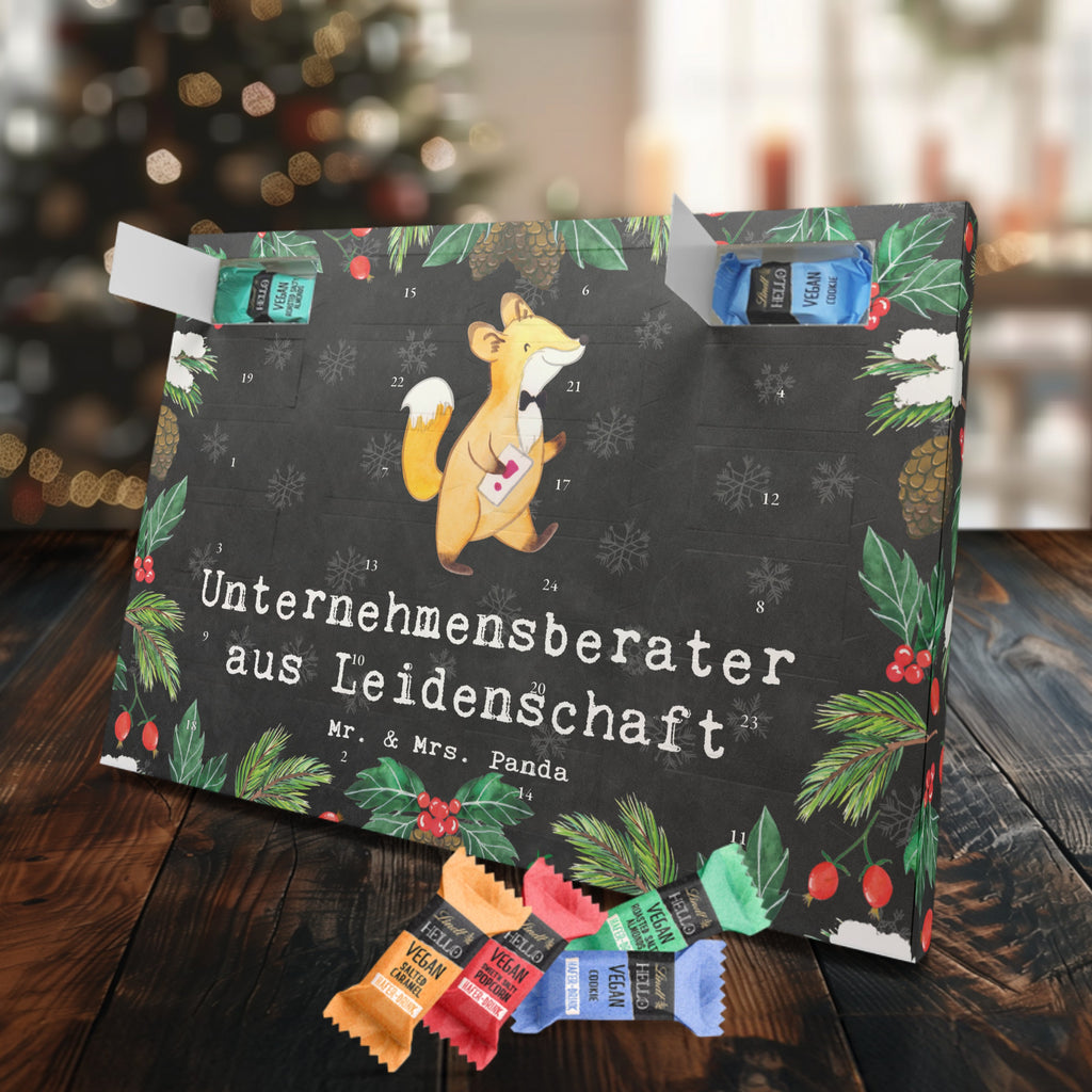 Veganer Adventskalender Unternehmensberater Leidenschaft Schokoladen Adventskalender, Beruf, Ausbildung, Jubiläum, Abschied, Rente, Kollege, Kollegin, Geschenk, Schenken, Arbeitskollege, Mitarbeiter, Firma, Danke, Dankeschön