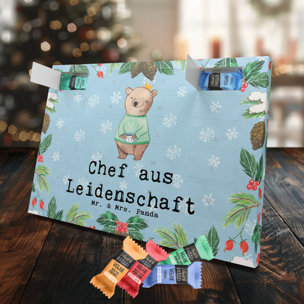 Veganer Adventskalender Chef Leidenschaft Schokoladen Adventskalender, Beruf, Ausbildung, Jubiläum, Abschied, Rente, Kollege, Kollegin, Geschenk, Schenken, Arbeitskollege, Mitarbeiter, Firma, Danke, Dankeschön, CEO, Chef, Führungskraft, Geschäftsinhaber, Firmeninhaber, Unternehmensinhaber, Direktor, Leiter