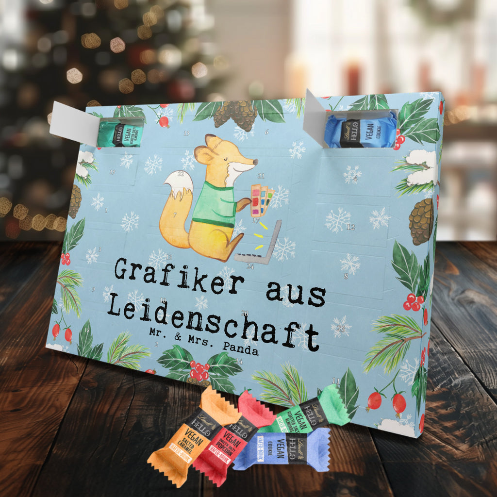 Veganer Adventskalender Grafiker Leidenschaft Schokoladen Adventskalender, Beruf, Ausbildung, Jubiläum, Abschied, Rente, Kollege, Kollegin, Geschenk, Schenken, Arbeitskollege, Mitarbeiter, Firma, Danke, Dankeschön, Grafiker, Designer, Mediengestalter, Grafikdesigner