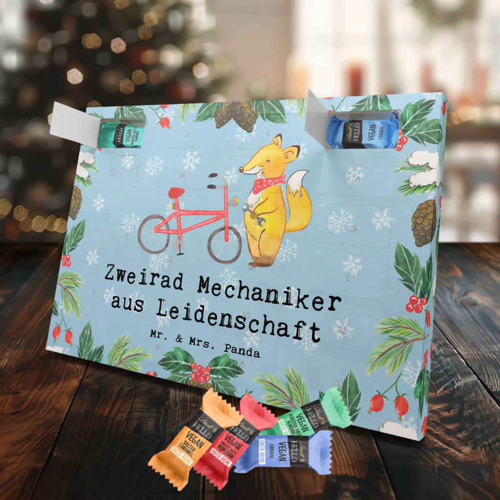 Veganer Adventskalender Zweirad Mechaniker Leidenschaft Schokoladen Adventskalender, Beruf, Ausbildung, Jubiläum, Abschied, Rente, Kollege, Kollegin, Geschenk, Schenken, Arbeitskollege, Mitarbeiter, Firma, Danke, Dankeschön