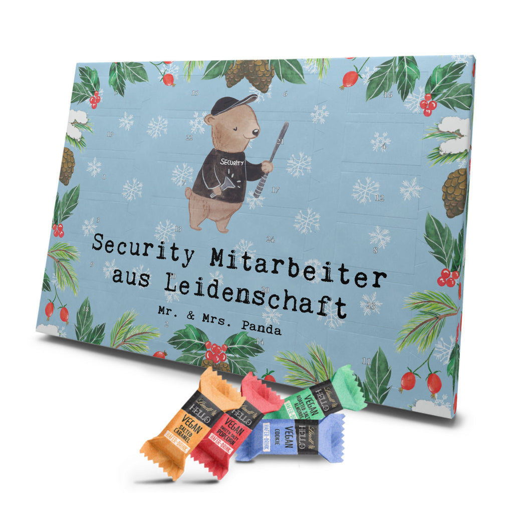 Veganer Adventskalender Security Mitarbeiter Leidenschaft Schokoladen Adventskalender, Beruf, Ausbildung, Jubiläum, Abschied, Rente, Kollege, Kollegin, Geschenk, Schenken, Arbeitskollege, Mitarbeiter, Firma, Danke, Dankeschön