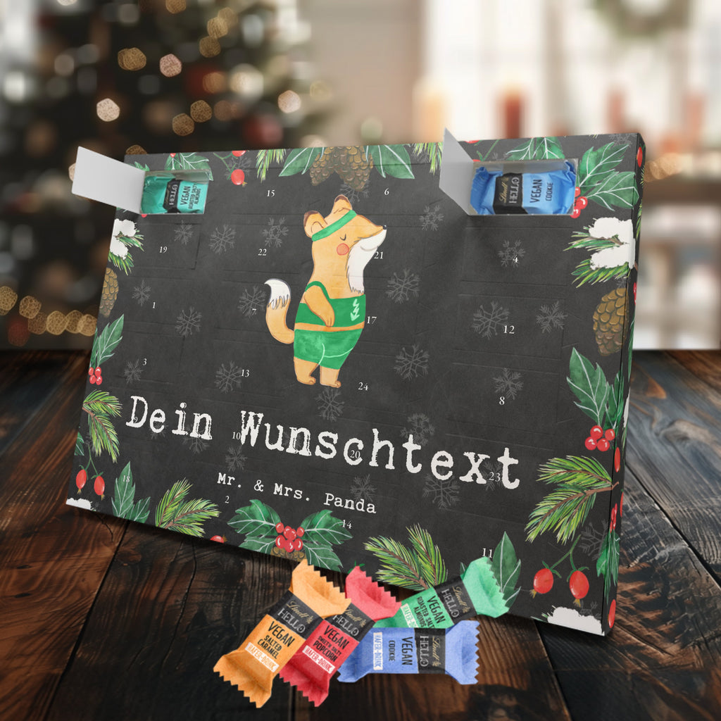 Personalisierter veganer Adventskalender Sportler Leidenschaft Personalisierter veganer Adventskalender, Beruf, Ausbildung, Jubiläum, Abschied, Rente, Kollege, Kollegin, Geschenk, Schenken, Arbeitskollege, Mitarbeiter, Firma, Danke, Dankeschön