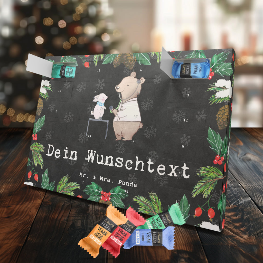 Personalisierter veganer Adventskalender Tierarzt Leidenschaft Personalisierter veganer Adventskalender, Beruf, Ausbildung, Jubiläum, Abschied, Rente, Kollege, Kollegin, Geschenk, Schenken, Arbeitskollege, Mitarbeiter, Firma, Danke, Dankeschön