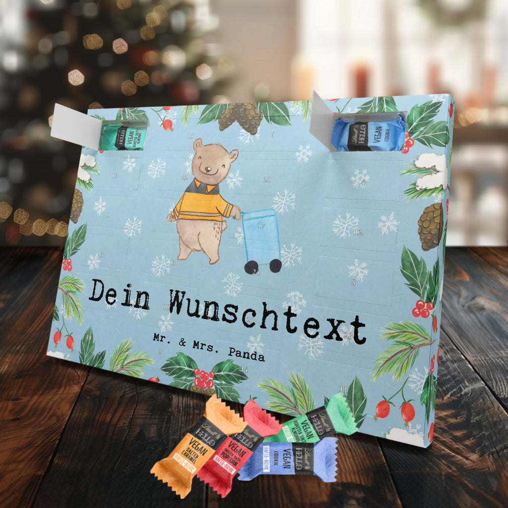 Personalisierter veganer Adventskalender Müllwerker Leidenschaft Personalisierter veganer Adventskalender, Beruf, Ausbildung, Jubiläum, Abschied, Rente, Kollege, Kollegin, Geschenk, Schenken, Arbeitskollege, Mitarbeiter, Firma, Danke, Dankeschön, Müllwerker, Fachkraft Kreislauf- und Abfallwirtschaft, Müllentsorger, Kehrichtmann, Müllmann, Müllfahrer