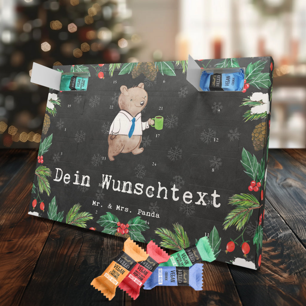 Personalisierter veganer Adventskalender Moderator Leidenschaft Personalisierter veganer Adventskalender, Beruf, Ausbildung, Jubiläum, Abschied, Rente, Kollege, Kollegin, Geschenk, Schenken, Arbeitskollege, Mitarbeiter, Firma, Danke, Dankeschön