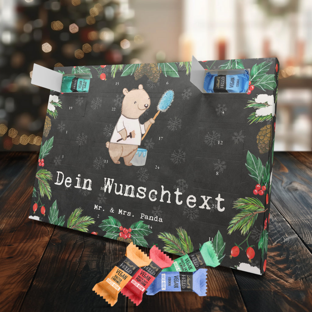 Personalisierter veganer Adventskalender Maler Leidenschaft Personalisierter veganer Adventskalender, Beruf, Ausbildung, Jubiläum, Abschied, Rente, Kollege, Kollegin, Geschenk, Schenken, Arbeitskollege, Mitarbeiter, Firma, Danke, Dankeschön, Maler, Malermeister, Gesellenprüfung, Meisterprüfung, Malerbetrieb