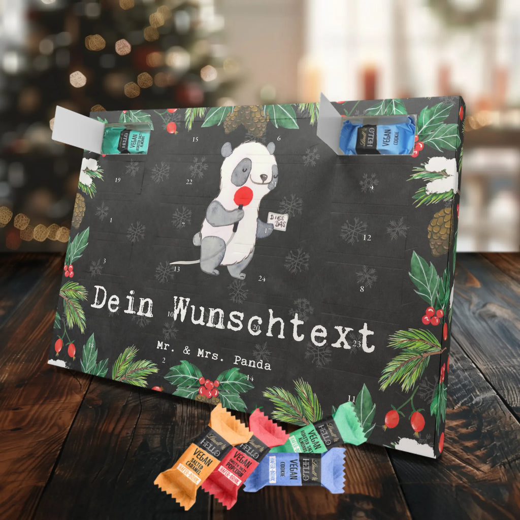 Personalisierter veganer Adventskalender Reporter Leidenschaft Personalisierter veganer Adventskalender, Beruf, Ausbildung, Jubiläum, Abschied, Rente, Kollege, Kollegin, Geschenk, Schenken, Arbeitskollege, Mitarbeiter, Firma, Danke, Dankeschön