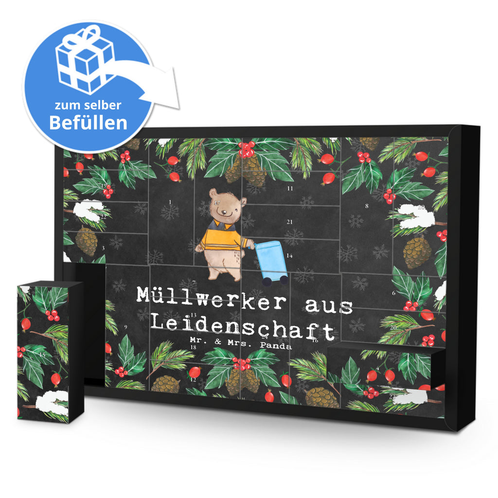 Befüllbarer Adventskalender Müllwerker Leidenschaft Befüllbarer Adventskalender, Adventskalender zum selbst befüllen, Beruf, Ausbildung, Jubiläum, Abschied, Rente, Kollege, Kollegin, Geschenk, Schenken, Arbeitskollege, Mitarbeiter, Firma, Danke, Dankeschön, Müllwerker, Fachkraft Kreislauf- und Abfallwirtschaft, Müllentsorger, Kehrichtmann, Müllmann, Müllfahrer