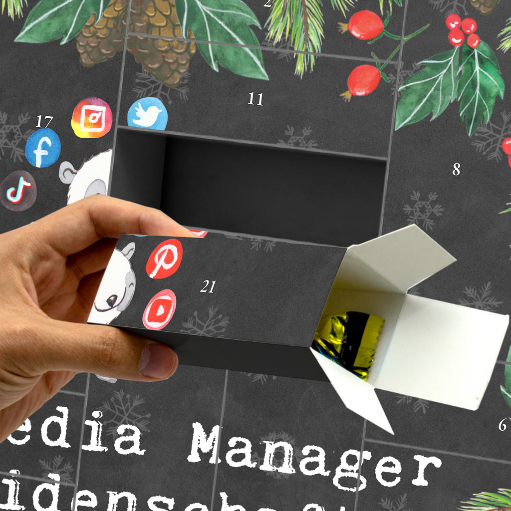 Befüllbarer Adventskalender Social Media Manager Leidenschaft Befüllbarer Adventskalender, Adventskalender zum selbst befüllen, Beruf, Ausbildung, Jubiläum, Abschied, Rente, Kollege, Kollegin, Geschenk, Schenken, Arbeitskollege, Mitarbeiter, Firma, Danke, Dankeschön