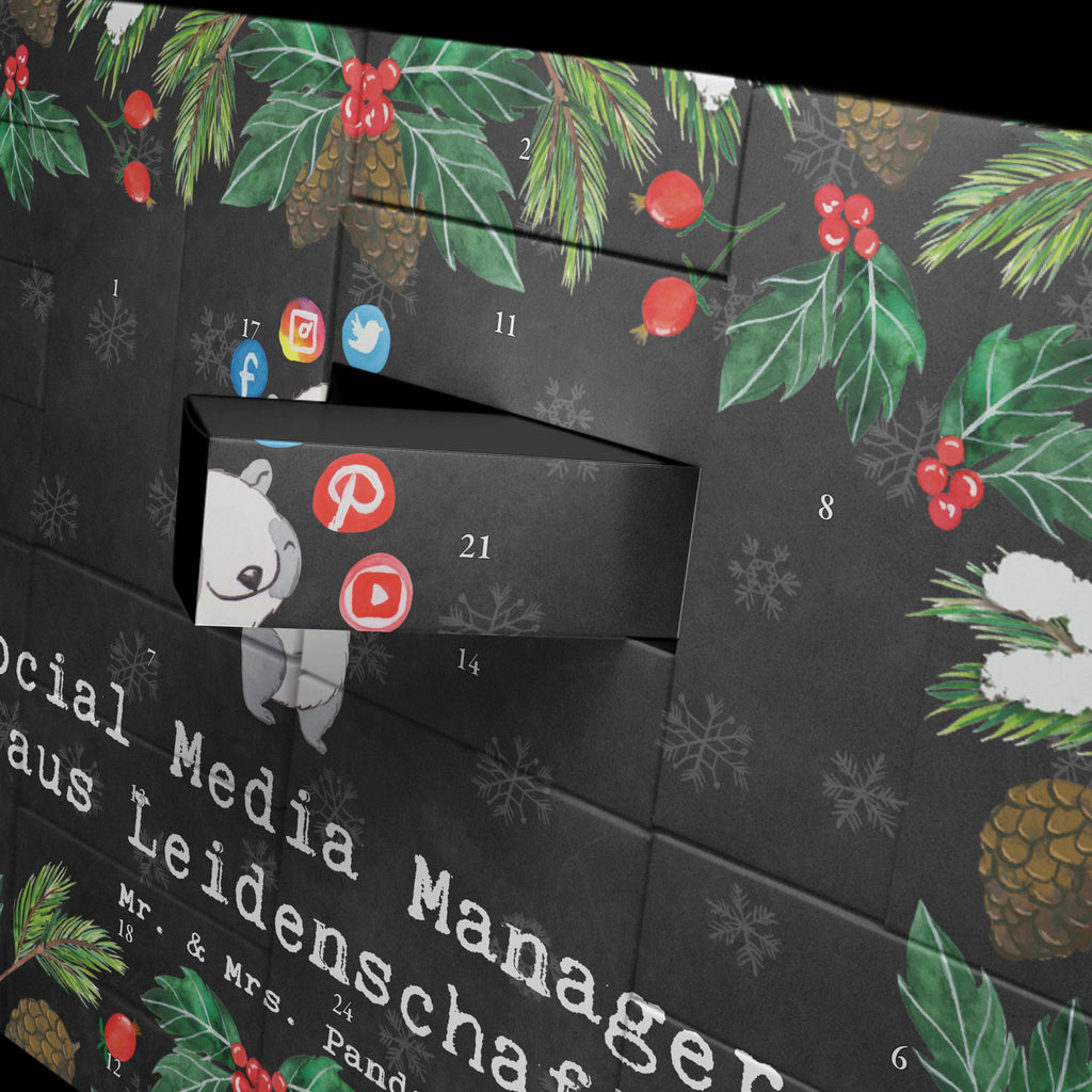 Befüllbarer Adventskalender Social Media Manager Leidenschaft Befüllbarer Adventskalender, Adventskalender zum selbst befüllen, Beruf, Ausbildung, Jubiläum, Abschied, Rente, Kollege, Kollegin, Geschenk, Schenken, Arbeitskollege, Mitarbeiter, Firma, Danke, Dankeschön