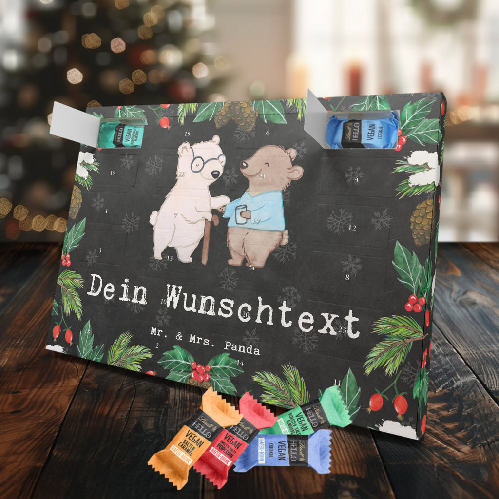 Personalisierter veganer Adventskalender Altenpfleger Leidenschaft Personalisierter veganer Adventskalender, Beruf, Ausbildung, Jubiläum, Abschied, Rente, Kollege, Kollegin, Geschenk, Schenken, Arbeitskollege, Mitarbeiter, Firma, Danke, Dankeschön, Altenpfleger, Pfleger, Altenheim Eröffnung